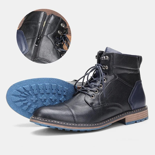 Jack Smith Botas de Cuero Genuino