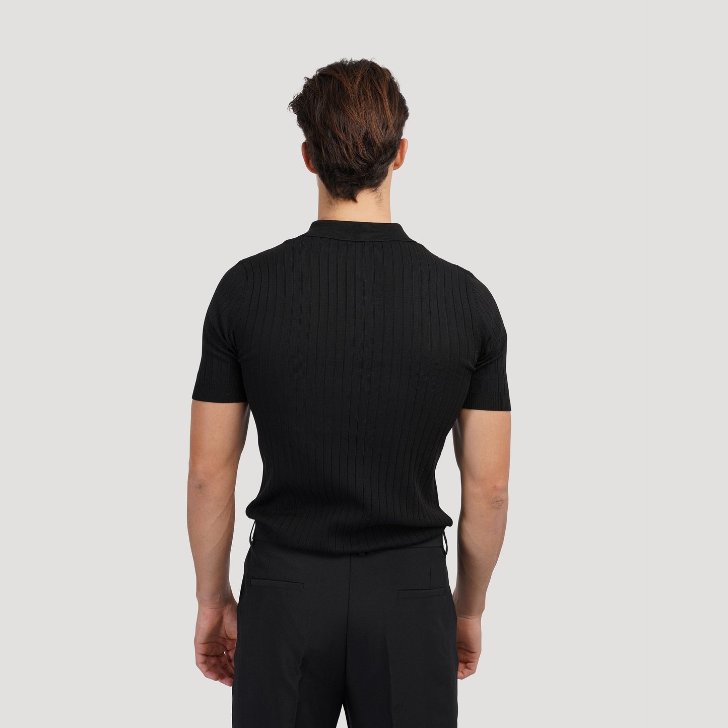 GIMCHEON Playera Polo Tejida