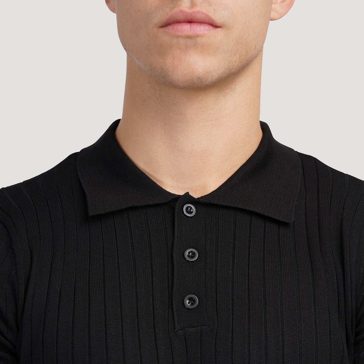 GIMCHEON Playera Polo Tejida