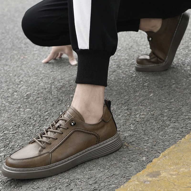 Luca Italia Zapatillas de Cuero