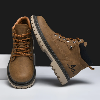 Outlander Botas de Cuero Genuino
