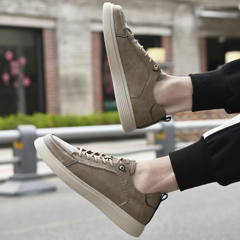 Luca Italia Zapatillas de Cuero