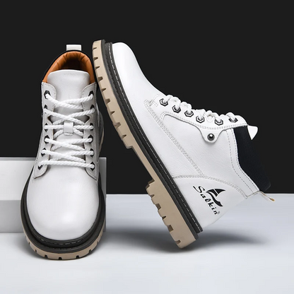 Outlander Botas de Cuero Genuino