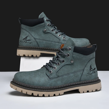 Outlander Botas de Cuero Genuino