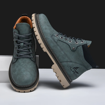 Outlander Botas de Cuero Genuino