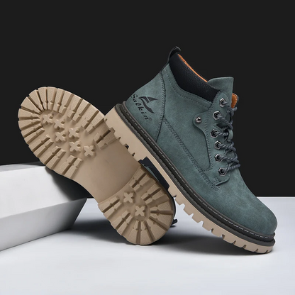 Outlander Botas de Cuero Genuino