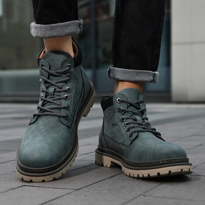 Outlander Botas de Cuero Genuino