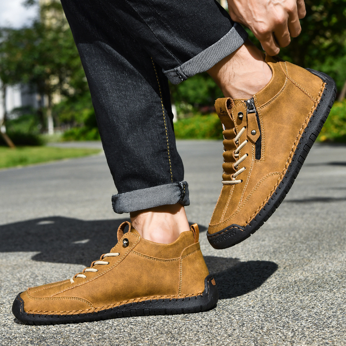 Outlander Zapatos de Cuero