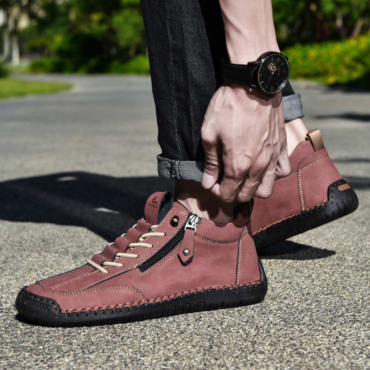 Outlander Zapatos de Cuero