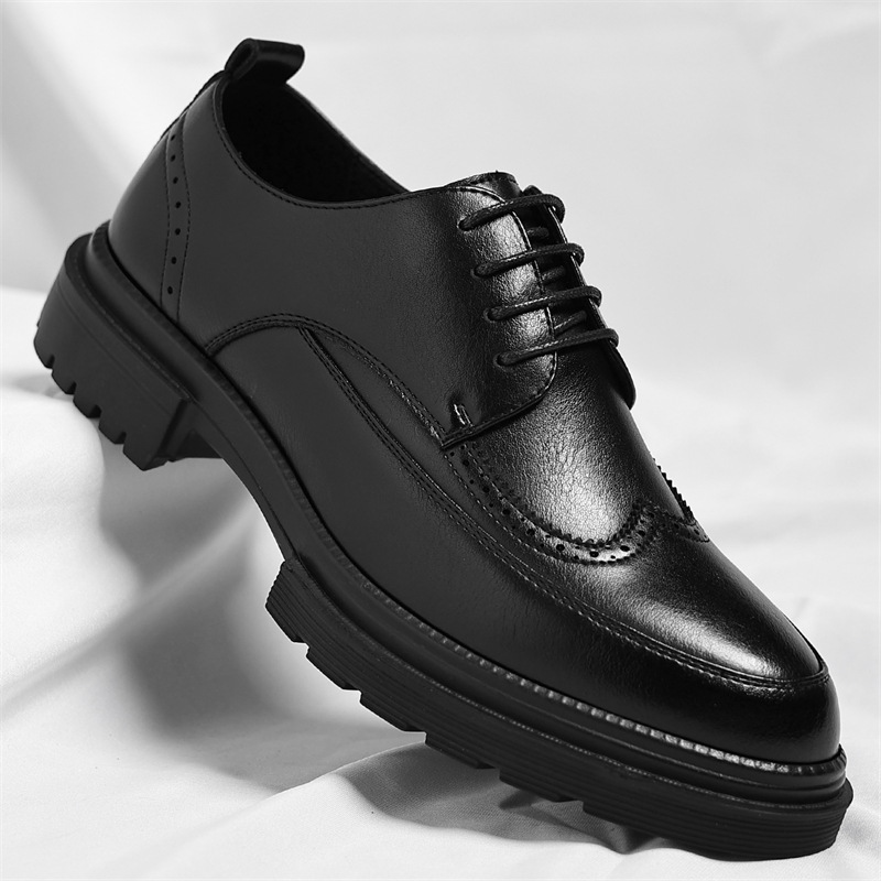 Roberto Zapatos de Vestir de Cuero Genuino