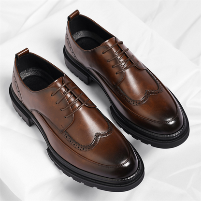 Roberto Zapatos de Vestir de Cuero Genuino