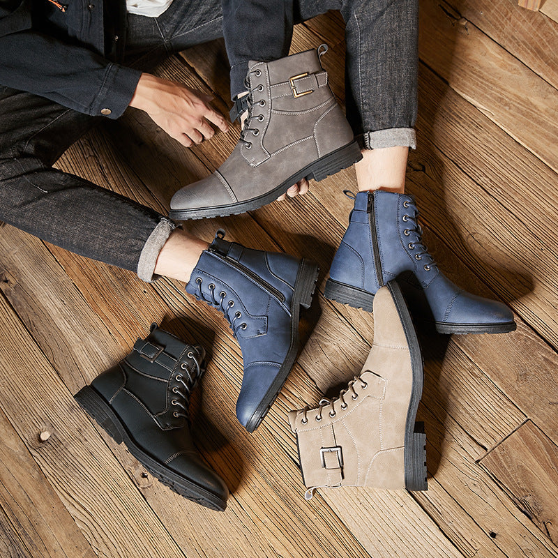 Botas de cuero genuino Bristol