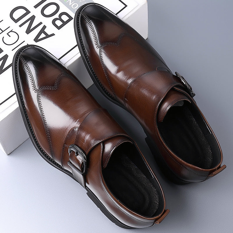 Lusso Italiana Mocasines de Cuero Genuino
