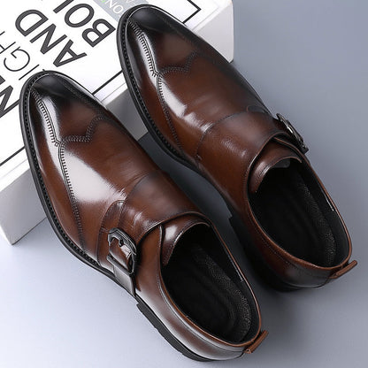 Lusso Italiana Mocasines de Cuero Genuino
