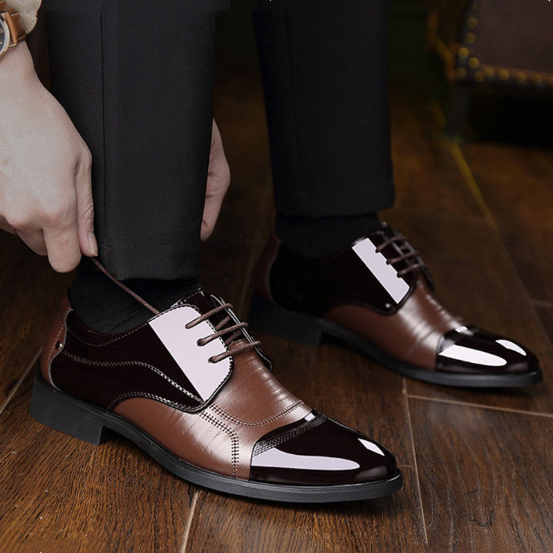 Oxford Patent Zapatos de Cuero