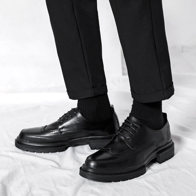 Roberto Zapatos de Vestir de Cuero Genuino