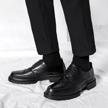 Roberto Zapatos de Vestir de Cuero Genuino