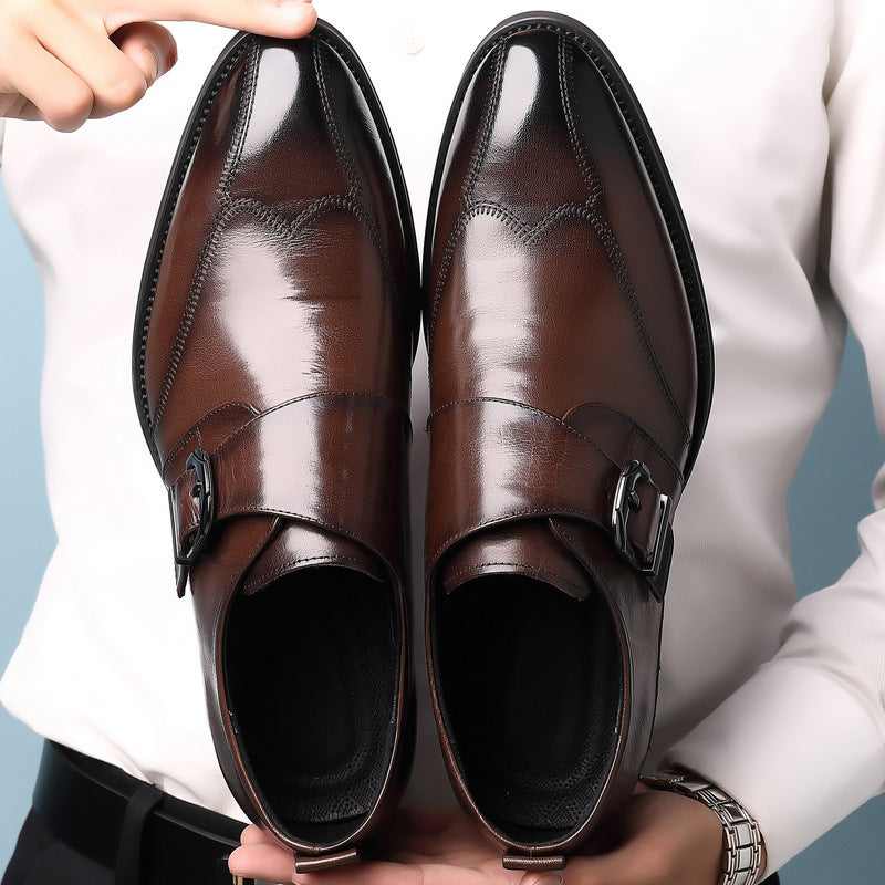 Lusso Italiana Mocasines de Cuero Genuino