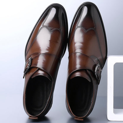 Lusso Italiana Mocasines de Cuero Genuino