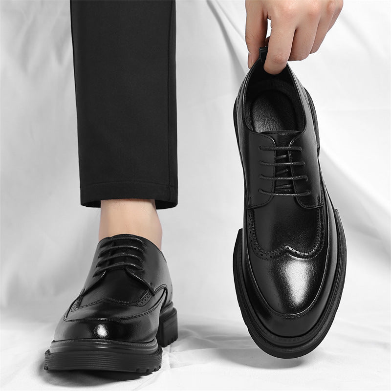 Roberto Zapatos de Vestir de Cuero Genuino