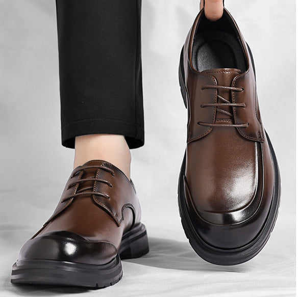 Zapatos de Vestir de Cuero Genuino Franco