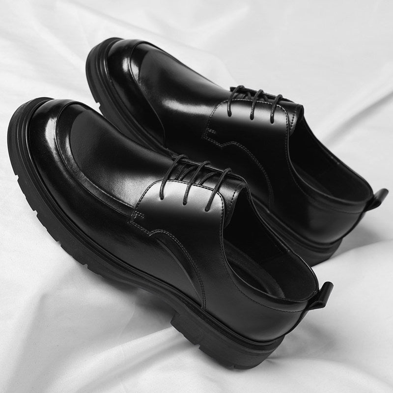 Zapatos de Vestir de Cuero Genuino Franco