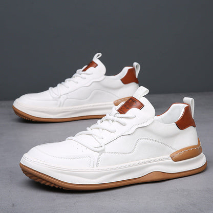 Noble Italiana Zapatillas de Piel Genuina