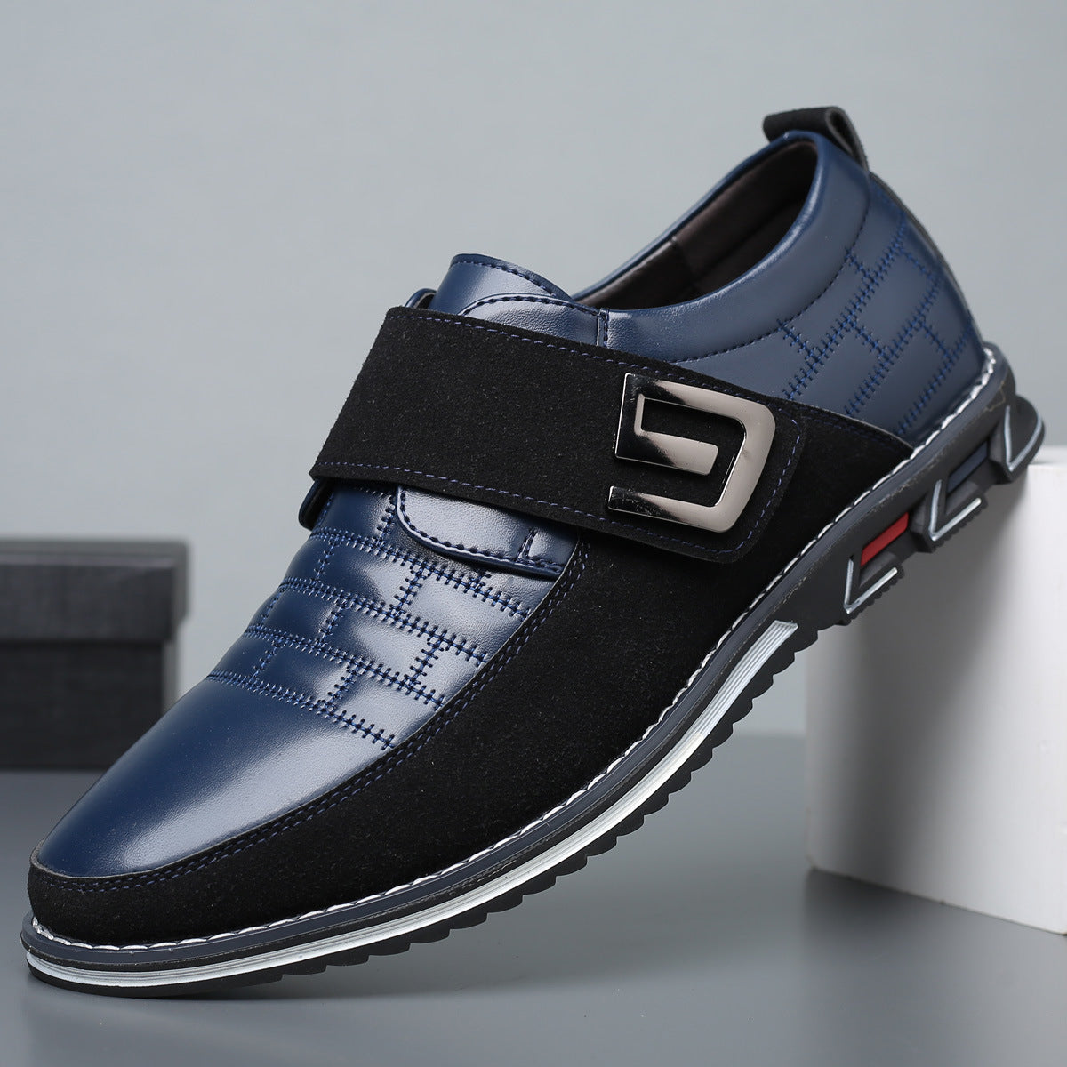 Maverick Zapatos de Cuero sin Cordones