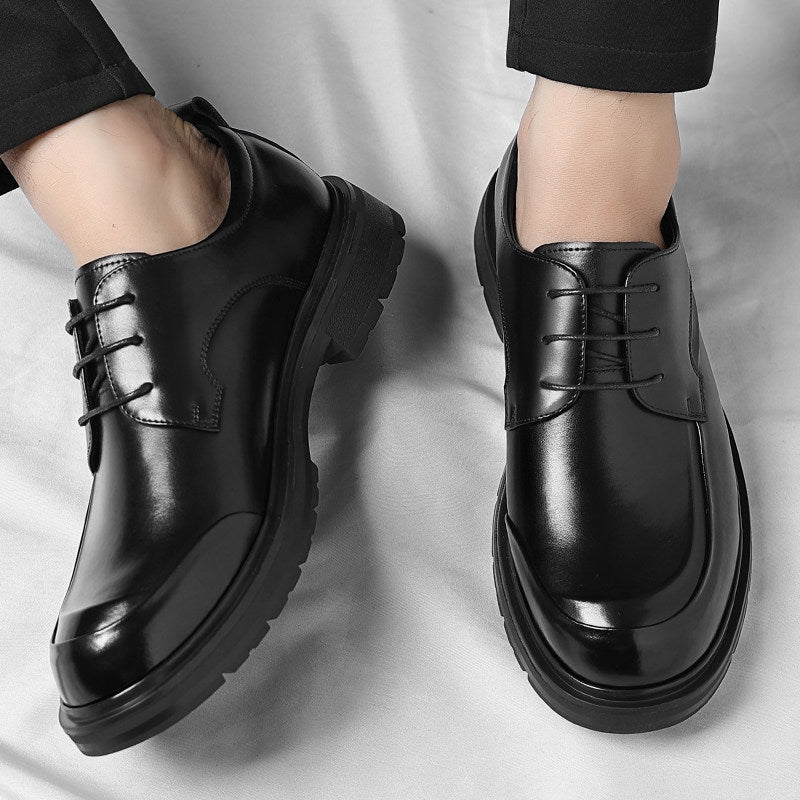 Zapatos de Vestir de Cuero Genuino Franco