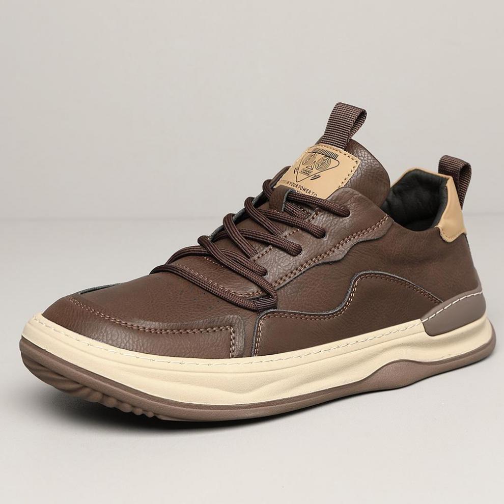 Noble Italiana Zapatillas de Piel Genuina