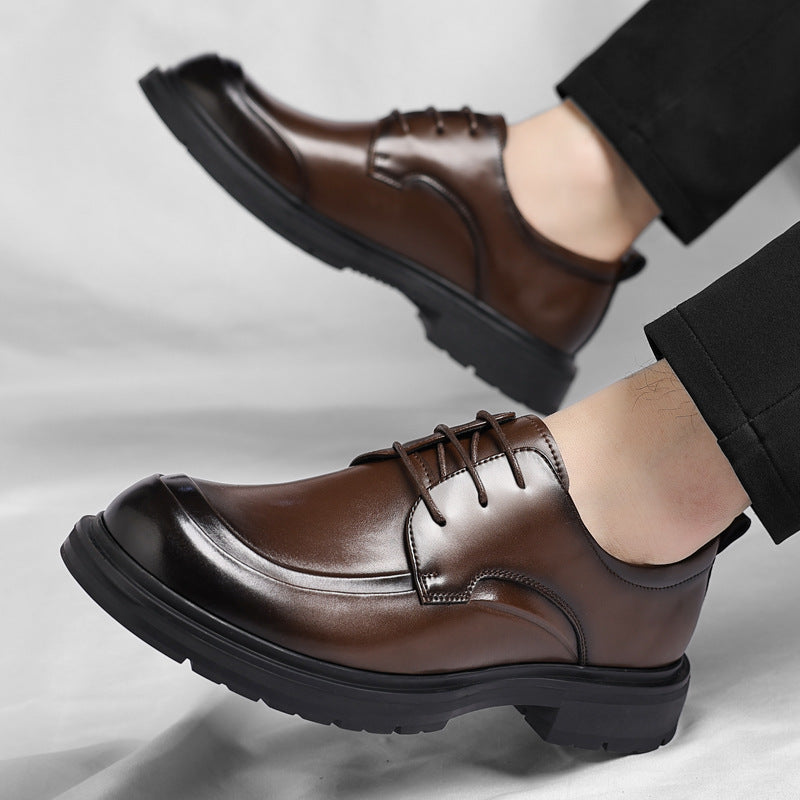 Zapatos de Vestir de Cuero Genuino Franco