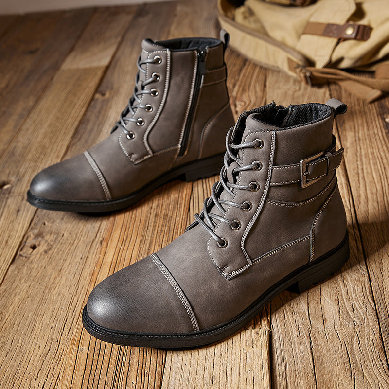 Botas de cuero genuino Bristol