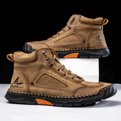 St. Moritz Zapatos de Cuero Caña Alta