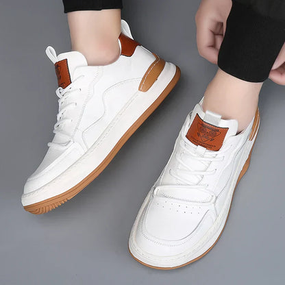 Noble Italiana Zapatillas de Piel Genuina