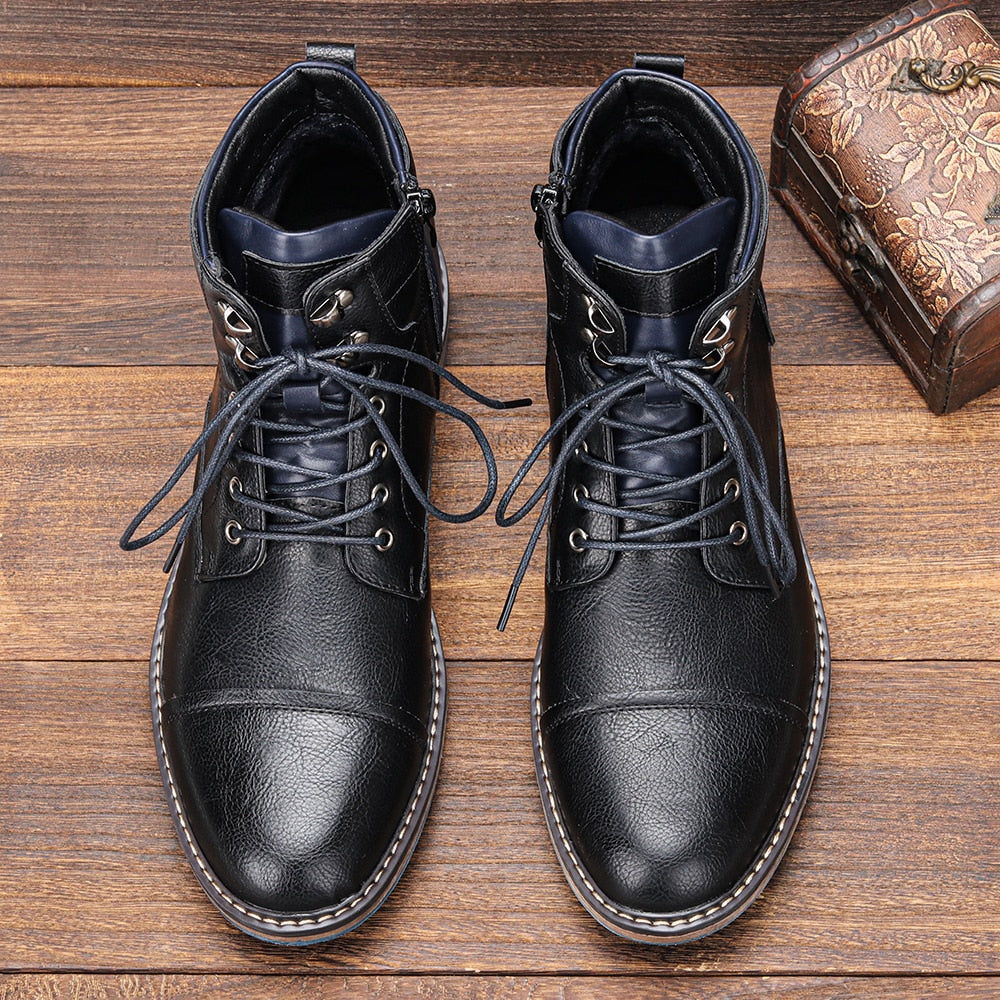 Jack Smith Botas de Cuero Genuino