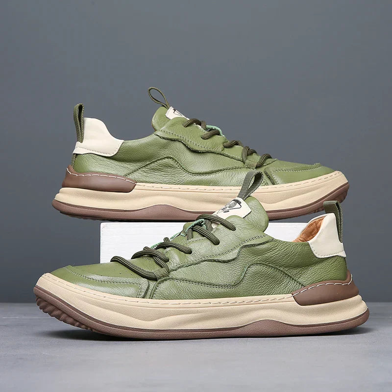 Luca Italiana Tenis de Cuero