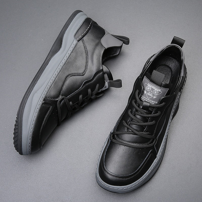 Noble Italiana Zapatillas de Piel Genuina