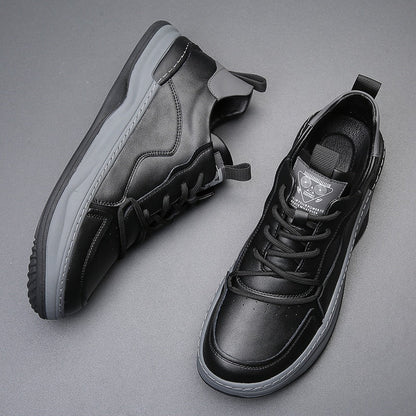 Noble Italiana Zapatillas de Piel Genuina