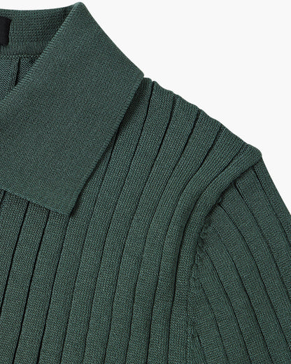 GIMCHEON Playera Polo Tejida