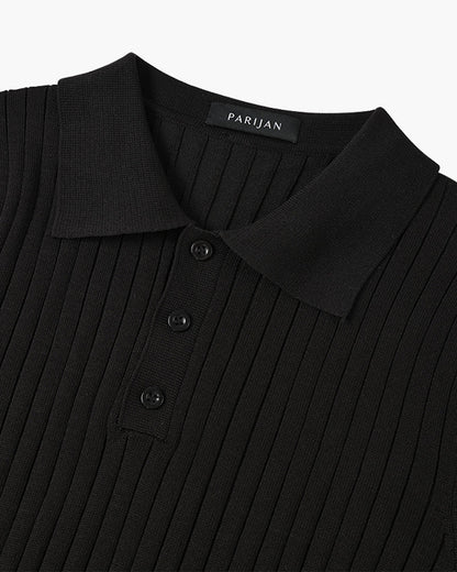 GIMCHEON Playera Polo Tejida
