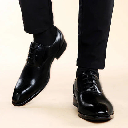 Lucas Zapatos Brogue de Cuero