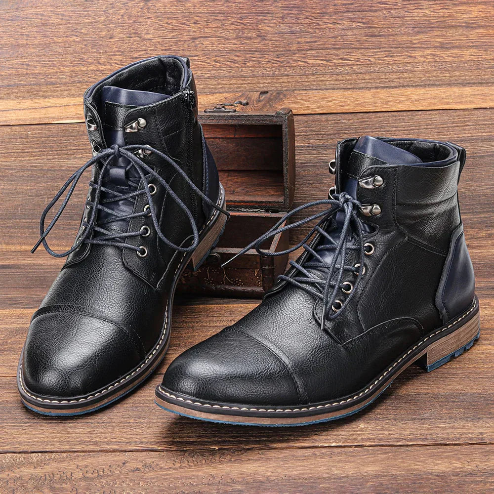 Jack Smith Botas de Cuero Genuino