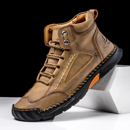 St. Moritz Zapatos de Cuero Caña Alta