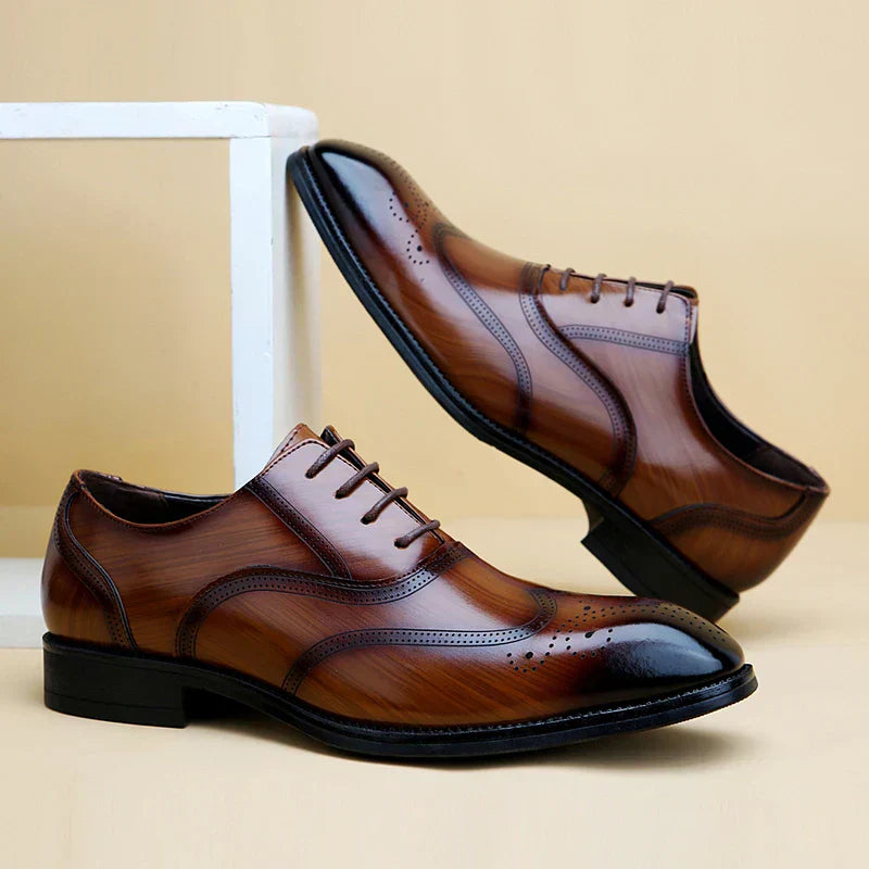 Lucas Zapatos Brogue de Cuero