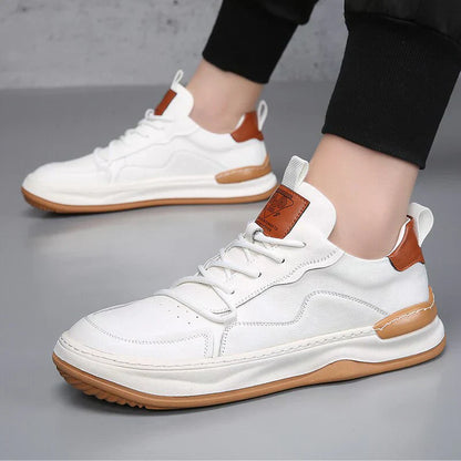 Noble Italiana Zapatillas de Piel Genuina