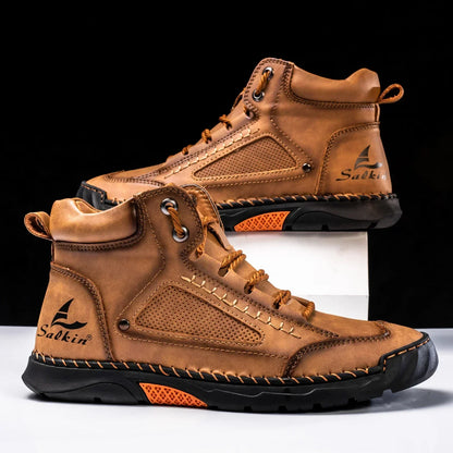 St. Moritz Zapatos de Cuero Caña Alta