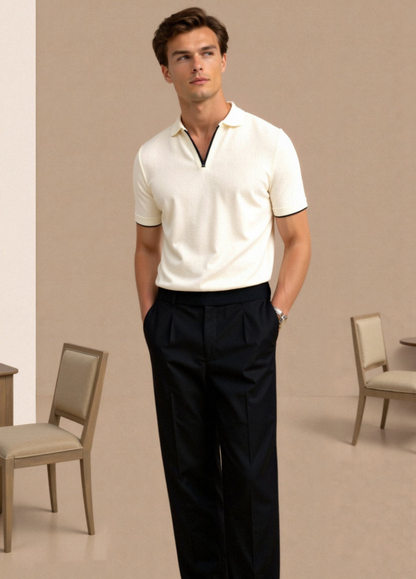 Polo BARI Soft-Blend entallado