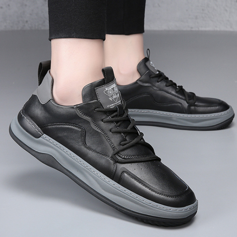 Noble Italiana Zapatillas de Piel Genuina