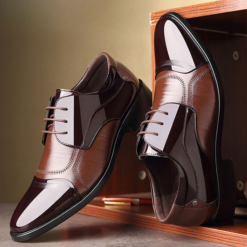 Oxford Patent Zapatos de Cuero
