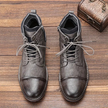 Jack Smith Botas de Cuero Genuino